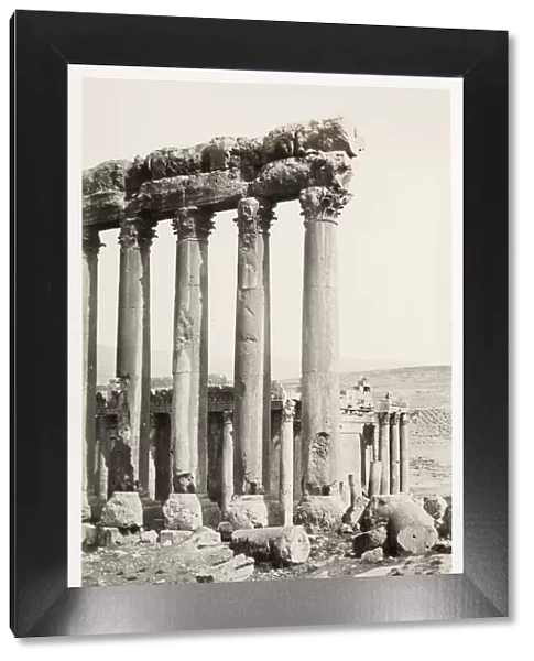 Francis Frith, Lebanon. c. 1857 Great Pillars Baalbek