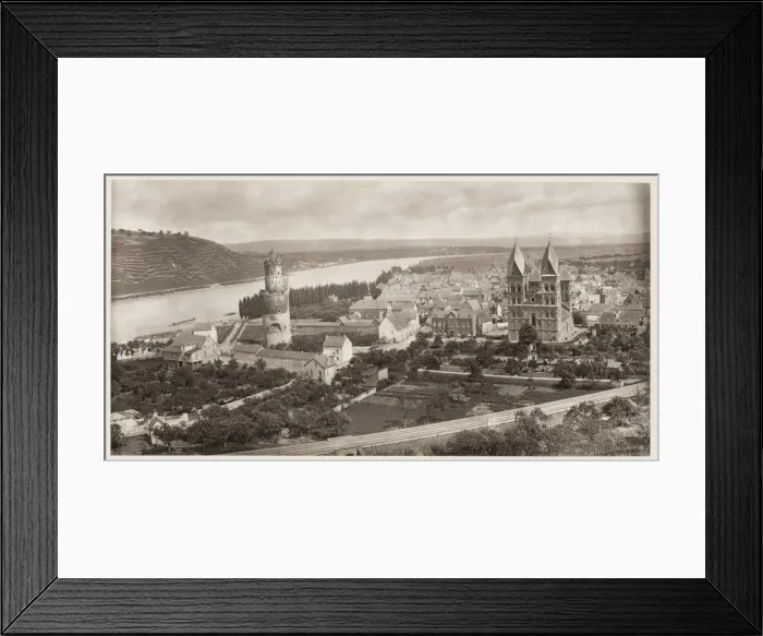Framed Print : Andernach on the River Rhine, Germany Framed Print : Andernach on the River Rhine, Germany