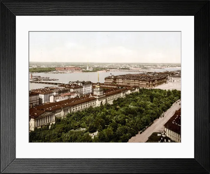 Framed Print : High angle view, St. Petersburg, Russia Framed Print : High angle view, St. Petersburg, Russia