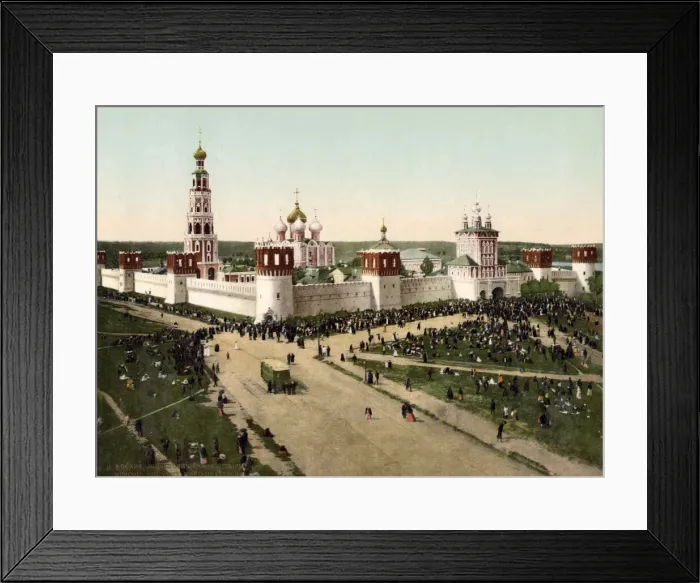 Framed Print : Novodevichy Convent New Maidens Monastery Moscow, Russia Framed Print : Novodevichy Convent New Maidens Monastery Moscow, Russia