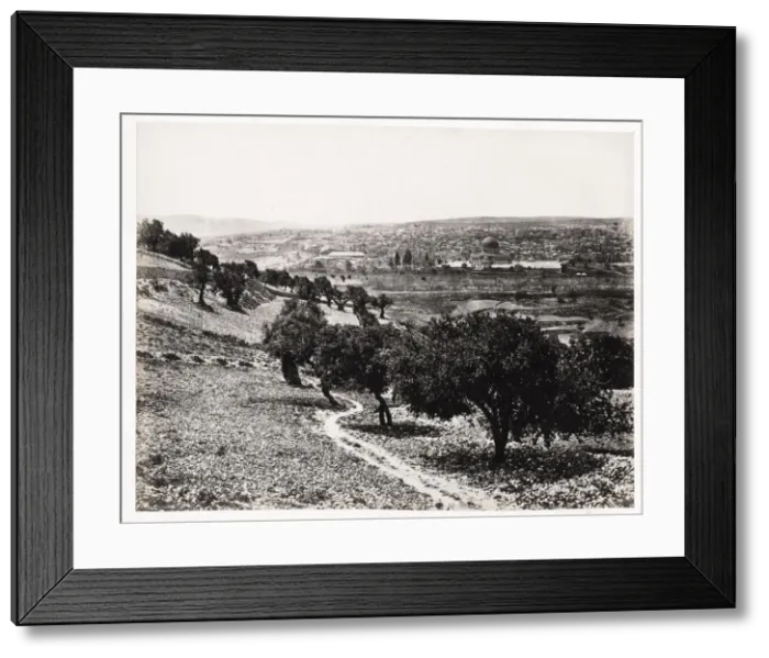 Framed Print : View of Jerusalem, Palestine, modern Israel Framed Print : View of Jerusalem, Palestine, modern Israel