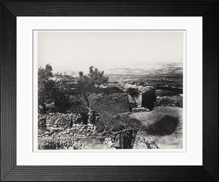Framed Print : Upper Beth-Horon, Bethoron, Holy Land, Palestin Framed Print : Upper Beth-Horon, Bethoron, Holy Land, Palestin