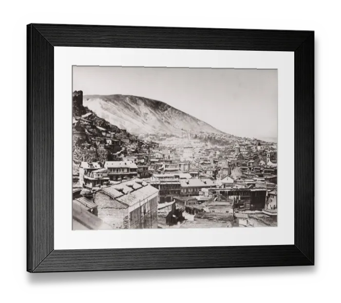 Framed Print : View of Tiflis, Tblisi, Georgia, Caucasus Framed Print : View of Tiflis, Tblisi, Georgia, Caucasus