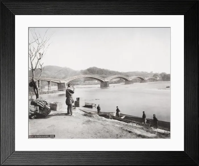 Framed Print : Kintibashi, Kintai arched bridge, Iwakuna, Japan Framed Print : Kintibashi, Kintai arched bridge, Iwakuna, Japan