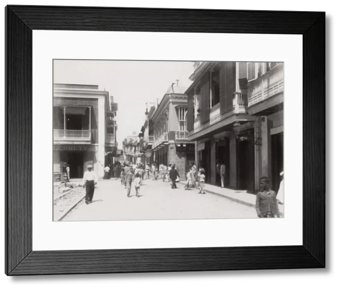 Framed Print : Street scene, San Juan, Puerto Rico Framed Print : Street scene, San Juan, Puerto Rico