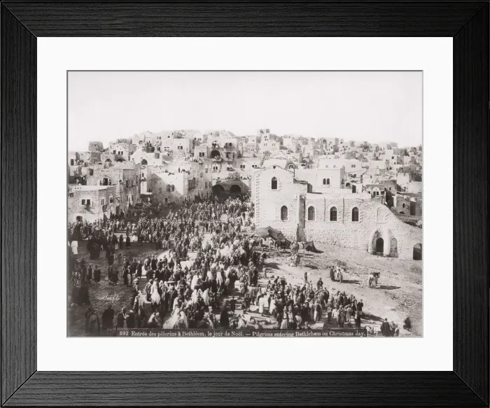 Framed Print : Christian pligrims, Bethlehem on Christmas Day Framed Print : Christian pligrims, Bethlehem on Christmas Day