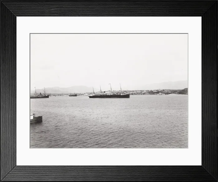 Framed Print : Cuba: Santiago from the harbour Framed Print : Cuba: Santiago from the harbour