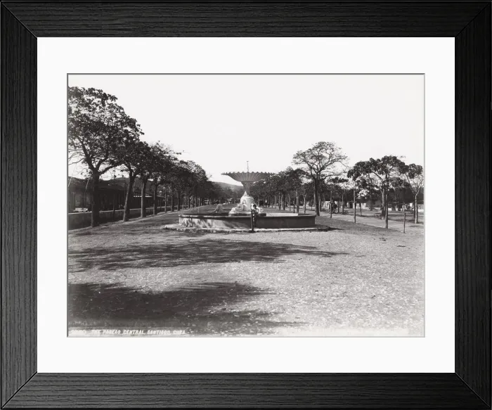 Framed Print : Cuba: The Paseo, Central Santiago Framed Print : Cuba: The Paseo, Central Santiago