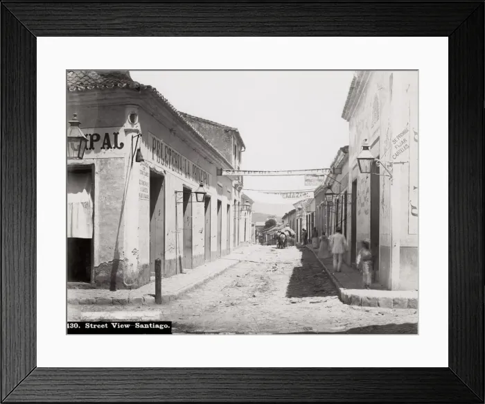 Framed Print : Cuba: street view, Santiago Framed Print : Cuba: street view, Santiago