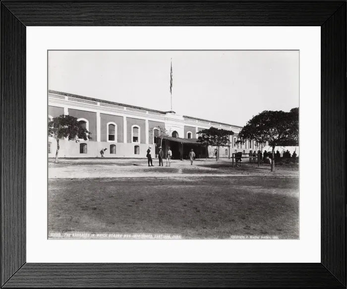 Framed Print : Cuba: barracks, Santiago Framed Print : Cuba: barracks, Santiago