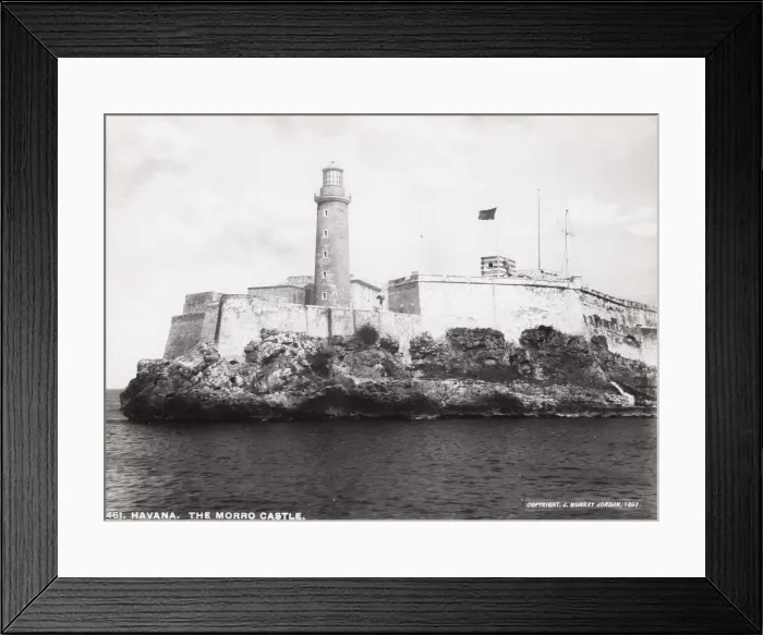 Framed Print : Cuba: view of Morro Castle, Cuba Framed Print : Cuba: view of Morro Castle, Cuba
