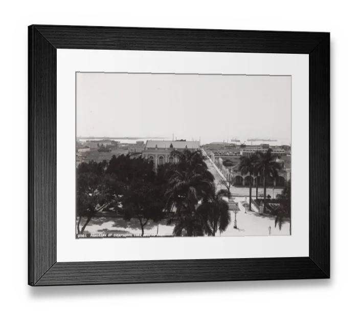 Framed Print : Cuba: panoramic view of Cienfuegos Framed Print : Cuba: panoramic view of Cienfuegos