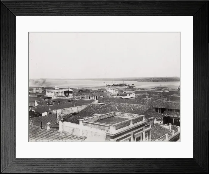 Framed Print : Cuba: panoramic view of Cienfuegos Framed Print : Cuba: panoramic view of Cienfuegos