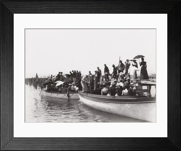 Framed Print : Cuba: ship passengers landing Cienfuegos Framed Print : Cuba: ship passengers landing Cienfuegos