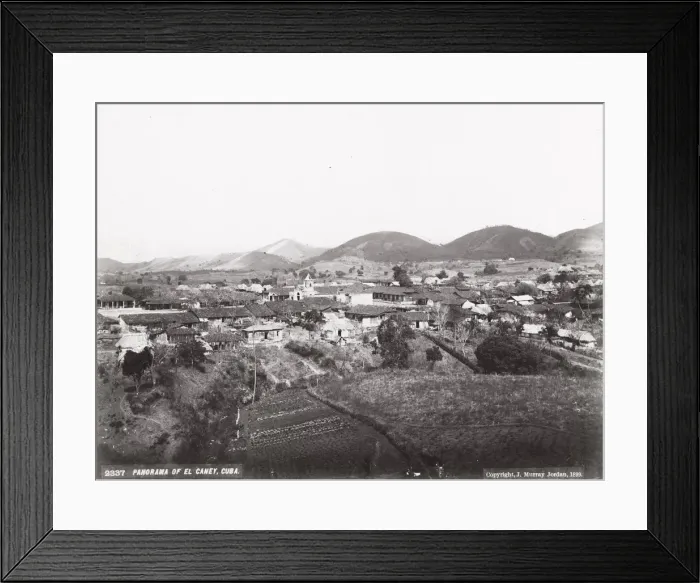 Framed Print : Cuba: panorama, El Caney