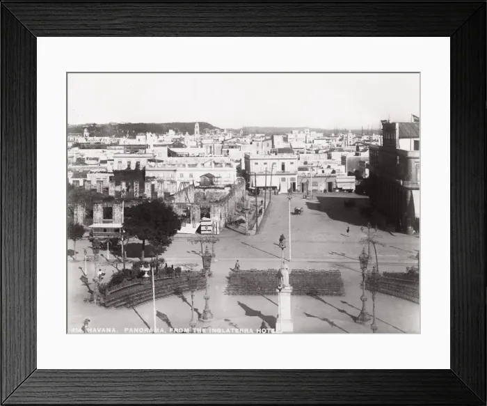 Framed Print : Cuba: Havana from the Inglaterra Hotel Framed Print : Cuba: Havana from the Inglaterra Hotel