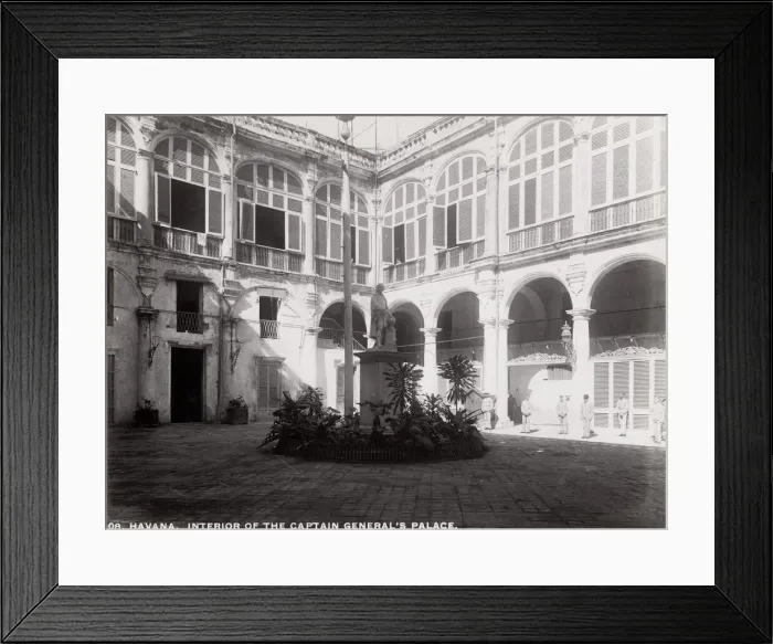 Framed Print : Cuba: courtyard, Captain Generals Palace, Havana Framed Print : Cuba: courtyard, Captain Generals Palace, Havana