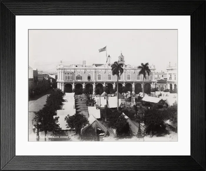 Framed Print : Cuba: Palace and Plaza, Havana Framed Print : Cuba: Palace and Plaza, Havana