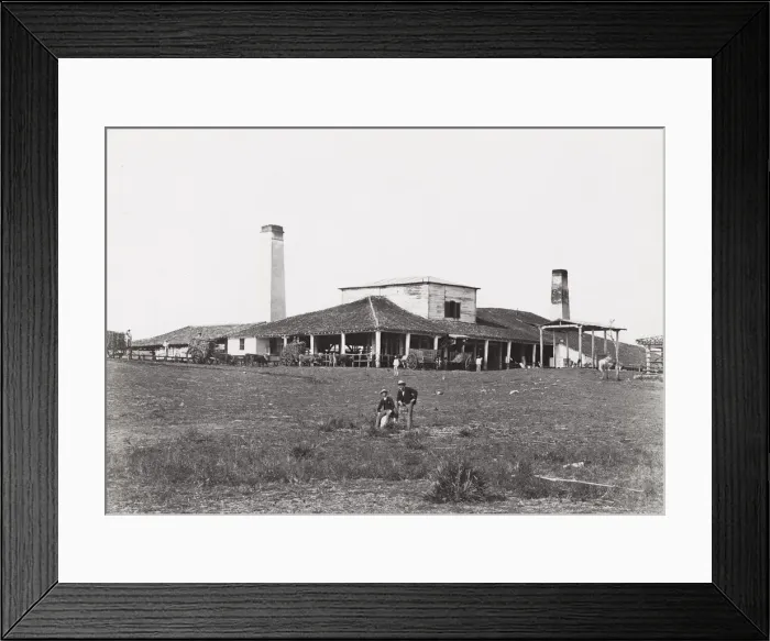 Framed Print : Cuba: crushing mill on a sugar plantation Framed Print : Cuba: crushing mill on a sugar plantation