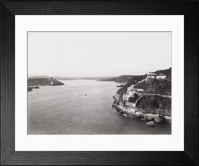Framed Print : Cuba: Santiago harbour from Morro Castle Framed Print : Cuba: Santiago harbour from Morro Castle
