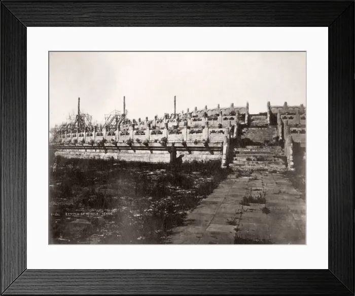 Framed Print : China c. 1880s - Temple of Heaven, Peking, Beijing Framed Print : China c. 1880s - Temple of Heaven, Peking, Beijing