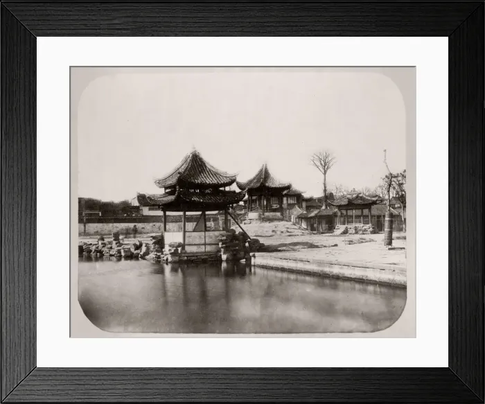 Framed Print : China c. 1880s - Shanghai city Framed Print : China c. 1880s - Shanghai city