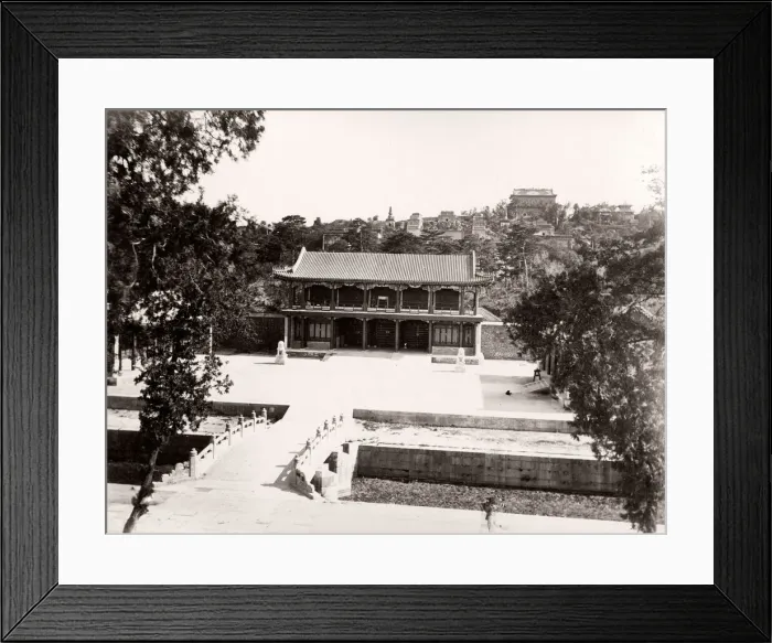 Framed Print : China c. 1880s - Longevity Hill, Summer palace Framed Print : China c. 1880s - Longevity Hill, Summer palace