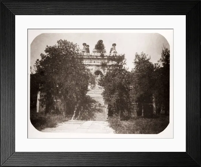 Framed Print : China c. 1880s - Chinese architecture Framed Print : China c. 1880s - Chinese architecture