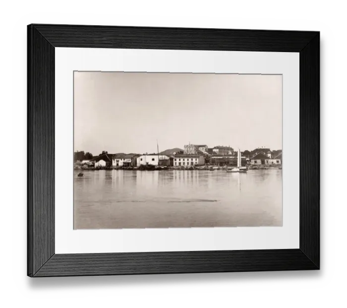 Framed Print : Vintage 19th century photograph China c. 1880s - Wuhu Framed Print : Vintage 19th century photograph China c. 1880s - Wuhu