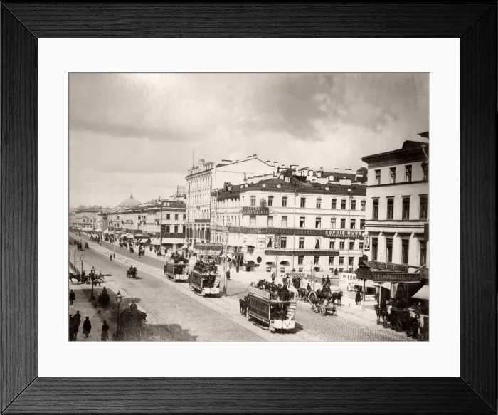 Framed Print : Russia - Nevsky Prospect, city of St. Petersburg, Russia Framed Print : Russia - Nevsky Prospect, city of St. Petersburg, Russia