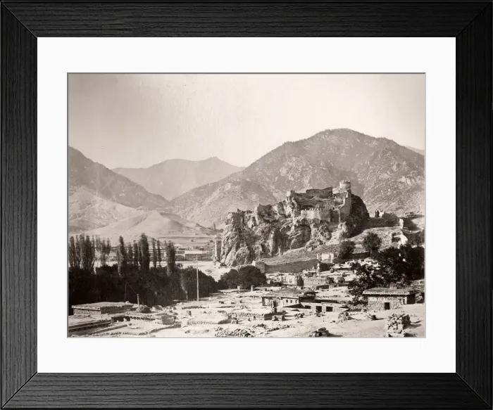 Framed Print : Caucasus Georgia - Atskuri Fortress Framed Print : Caucasus Georgia - Atskuri Fortress
