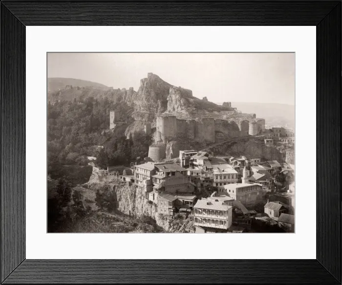 Framed Print : Caucasus Georgia - view of Tiflis Tblisi Framed Print : Caucasus Georgia - view of Tiflis Tblisi