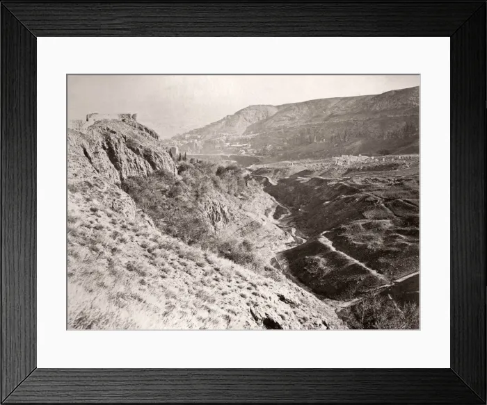 Framed Print : Caucasus Georgia - view of Tiflis Tblisi Framed Print : Caucasus Georgia - view of Tiflis Tblisi