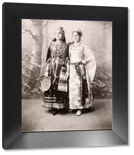 Caucasus Georgia - two young Georgian women