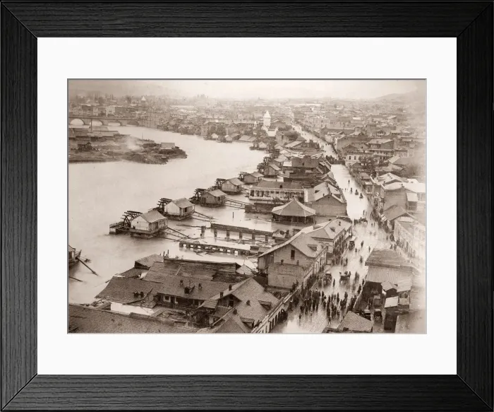 Framed Print : Caucasus Georgia - view of Tiflis Tblisi Framed Print : Caucasus Georgia - view of Tiflis Tblisi