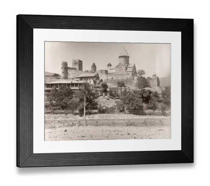 Framed Print : Caucasus Georgia - monastery Ananuri Framed Print : Caucasus Georgia - monastery Ananuri