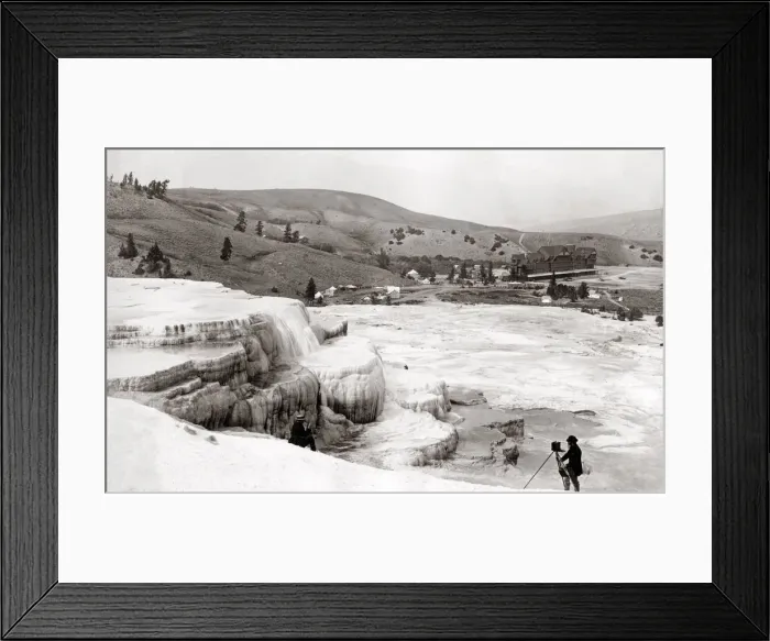 Framed Print : Hot springs, Yellowstone Natioal Park, Wyoming, USA Framed Print : Hot springs, Yellowstone Natioal Park, Wyoming, USA