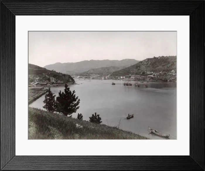 Framed Print : Bingo, Onomichi area, Hiroshima, Japan, c. 1880 s Framed Print : Bingo, Onomichi area, Hiroshima, Japan, c. 1880 s
