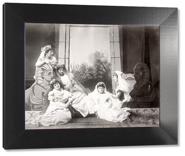 European women in classical setting, Egypt, c. 1880 s