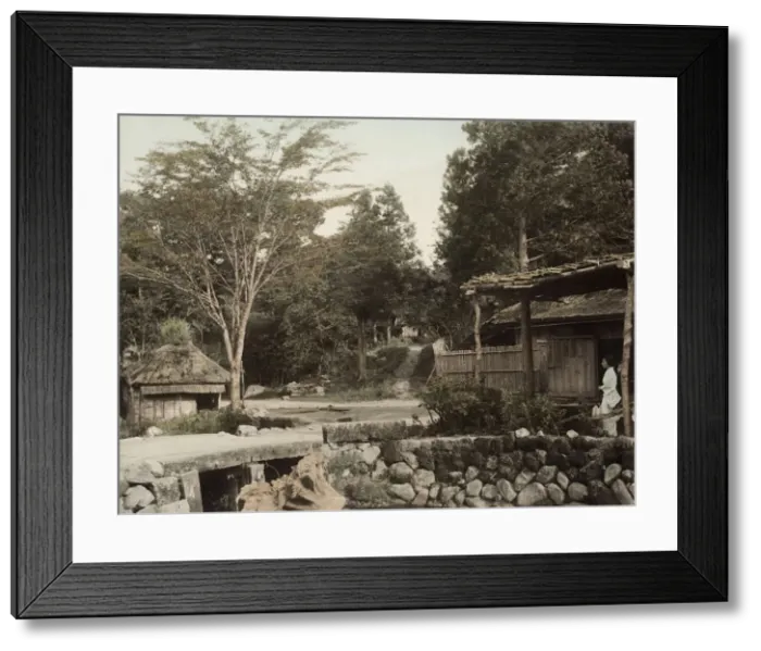 Framed Print : Miyagino village, near Kiga, Japan Framed Print : Miyagino village, near Kiga, Japan