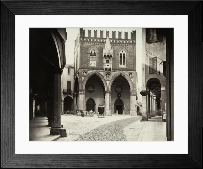 Framed Print : The Palazzo della Mercanzia in Bologna, Italy Framed Print : The Palazzo della Mercanzia in Bologna, Italy