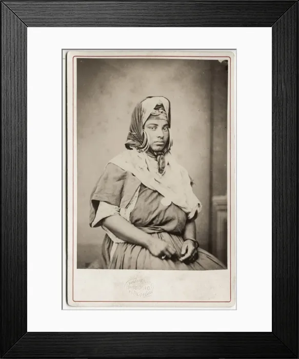 Framed Print : Algerian woman from Takoucht Framed Print : Algerian woman from Takoucht