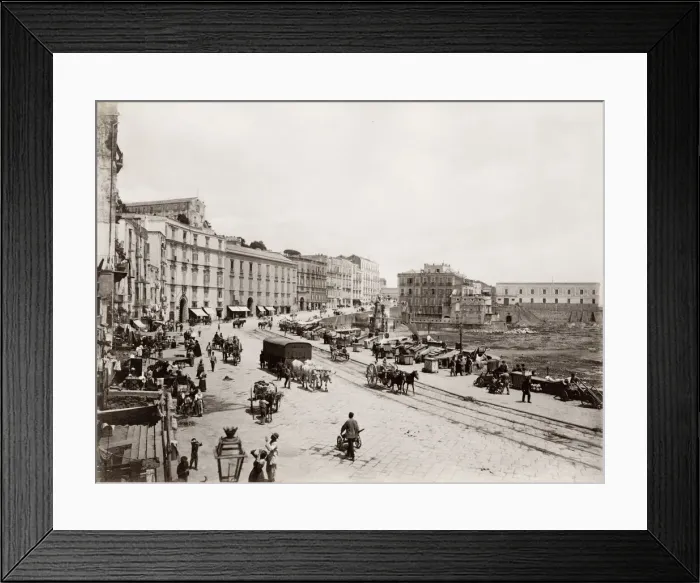 Framed Print : Strada Santa Lucia, Naples, Italy Framed Print : Strada Santa Lucia, Naples, Italy