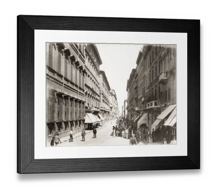 Framed Print : Via del Corso, Rome, Italy Framed Print : Via del Corso, Rome, Italy