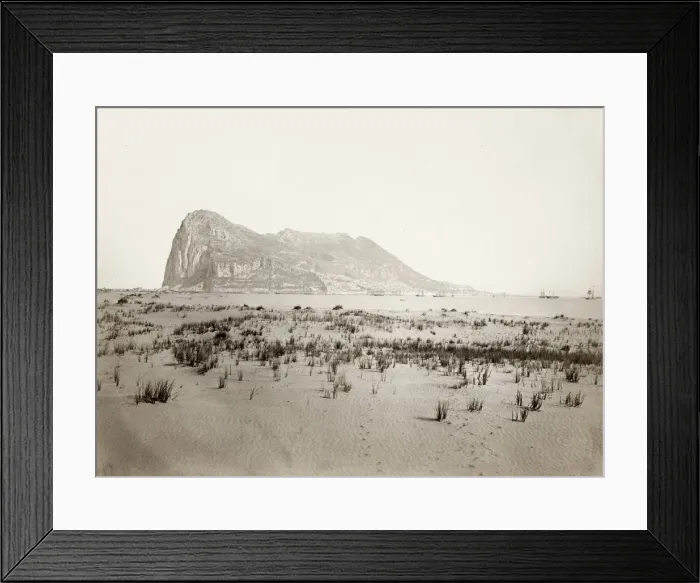 Framed Print : Rock of Gibraltar from the Spanish coast Framed Print : Rock of Gibraltar from the Spanish coast