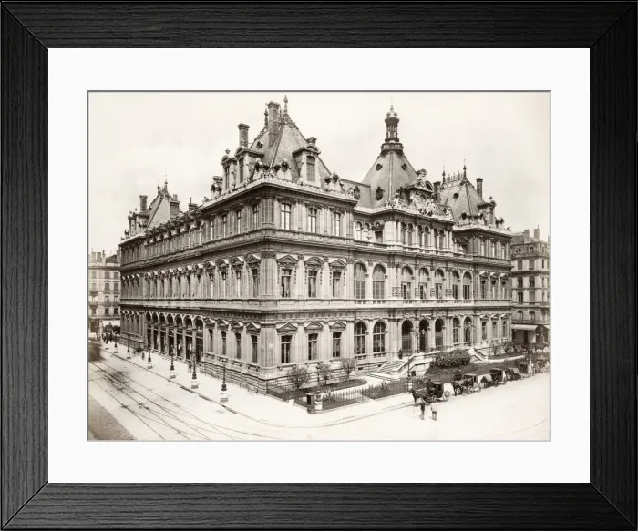 Framed Print : Bourse, stock exchange, Lyon city centre, France Framed Print : Bourse, stock exchange, Lyon city centre, France