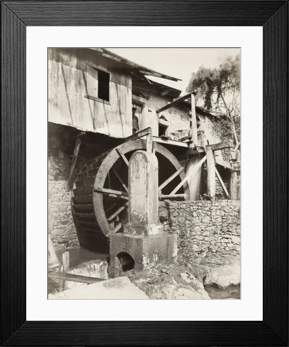Framed Print : AIX-les-Bains - Gorges du Sierroz, memorial stone Framed Print : AIX-les-Bains - Gorges du Sierroz, memorial stone