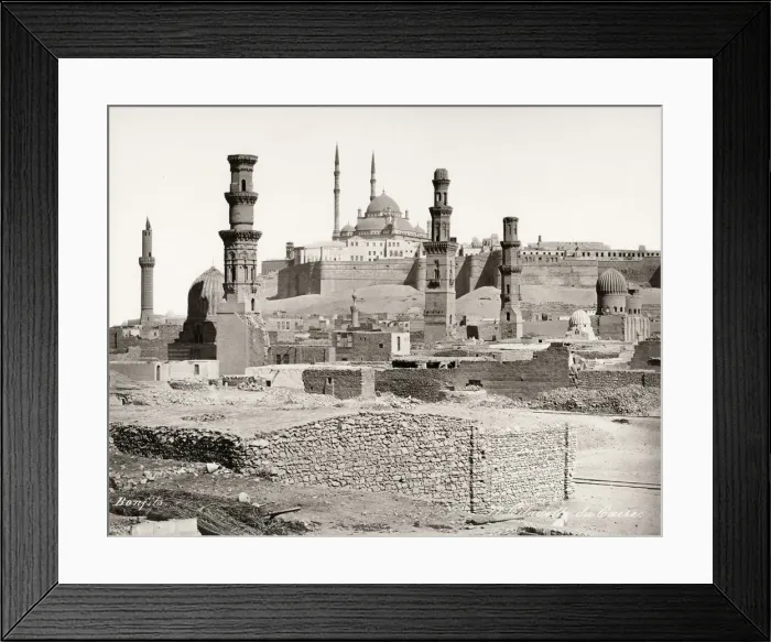 Framed Print : The citadel and historic ruins, Cairo, Egypt Framed Print : The citadel and historic ruins, Cairo, Egypt