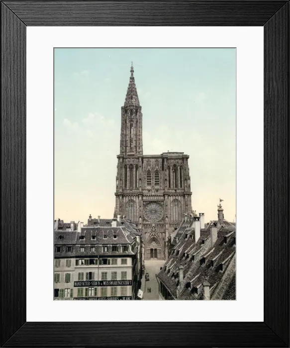 Framed Print : Cathedrale Notre Dame de Strasbourg, cathedral, Munster Framed Print : Cathedrale Notre Dame de Strasbourg, cathedral, Munster