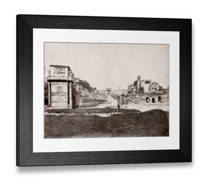 Framed Print : Rome, Italy, unusual view of Roman Ruins Framed Print : Rome, Italy, unusual view of Roman Ruins